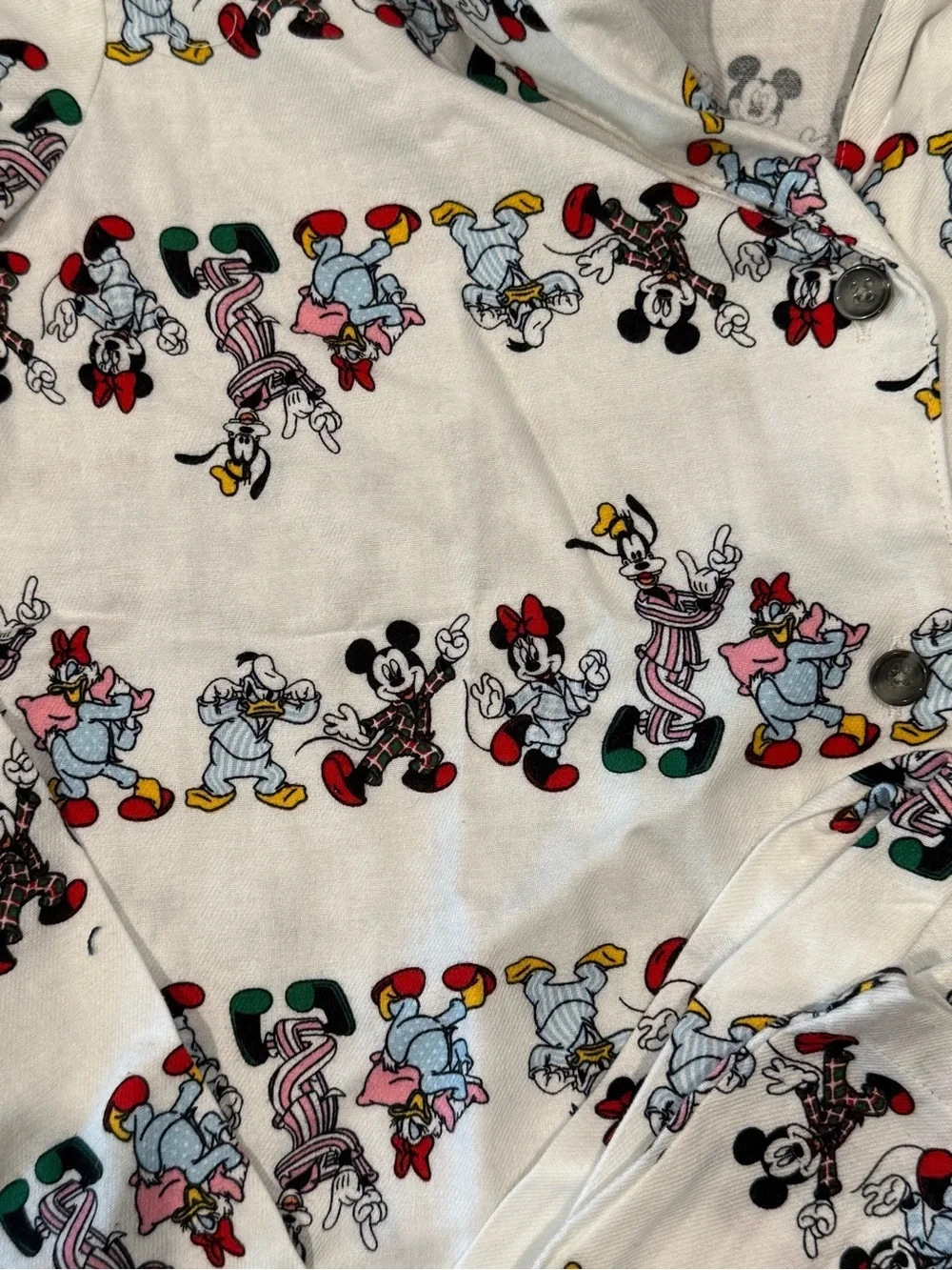 NWT Old Navy x Disney Mickey Mouse & Friends Flannel Pajama Set for Women